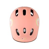 Polisport baby helm happy rainbow xxs 44-48 cm roze - thumbnail