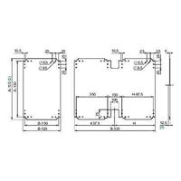 Schneider Electric NSYPMB1010 (l x b) 1000 mm x 1000 mm Kunststof Zwart (RAL 9005) 1 stuk(s) - thumbnail
