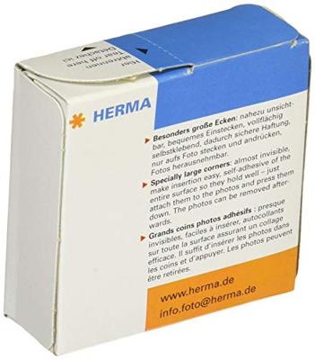 Herma fotohoeken 250 stuks 1380