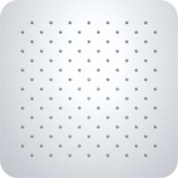 Wiesbaden UFO Luxe hoofddouche vierkant 300mm Ultra plat RVS - thumbnail