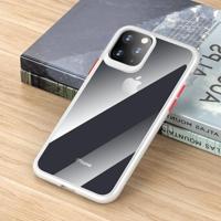ROCK Guard Pro Series schokbestendige TPU + PC beschermende case voor iPhone XIR (2019) (wit) - thumbnail