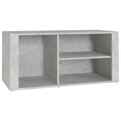 VidaXL Schoenenkast 100x35x45 cm bewerkt hout betongrijs VidaXL Schoenenkast 100x35x45 cm bewerkt hout betongrijs