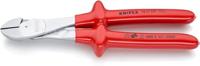 Knipex Kracht-zijsnijtang verchroomd dompelisolatie, VDE-getest 250 mm - 7407250 - thumbnail