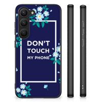 Samsung Galaxy S23 | Telefoon Hoesje | Flowers Blue DTMP - thumbnail
