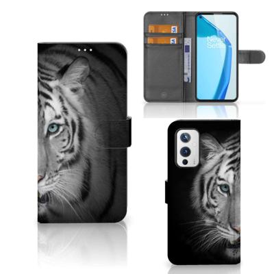 OnePlus 9 | Telefoonhoesje | Met pasjeshouder | Tijger OnePlus 9 | Telefoonhoesje | Met pasjeshouder | Tijger