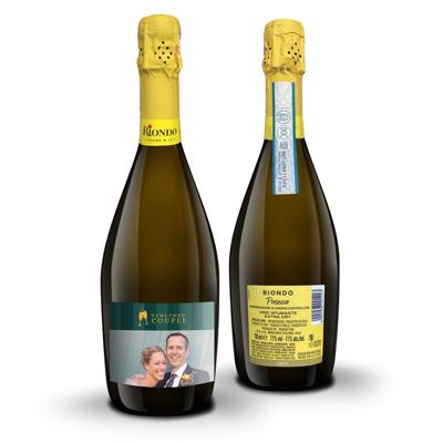 Wijn met bedrukt etiket - Riondo Prosecco Spumante