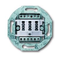 ABB 0242/04 Telefoonaansluitdoos Schroefbevestiging Wit, Zuiver wit (RAL 9010) - thumbnail