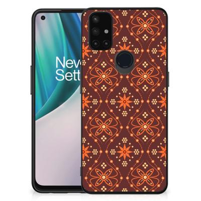 OnePlus Nord N10 5G Back Case Batik Brown