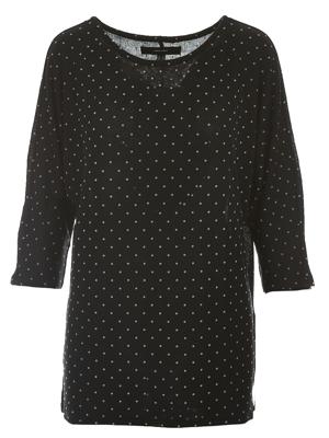 VERO MODA trui VMALICIA met stippen donkerblauw VERO MODA trui VMALICIA met stippen donkerblauw