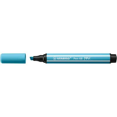 Viltstift stabilo pen 68/57 max azuurblauw | 5 stuks