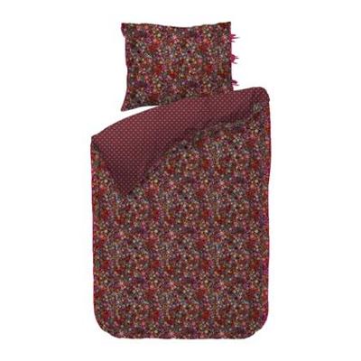 Pip Studio Tutti i Fiori Dekbedovertrek Donkerrood