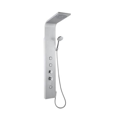 Douchepaneel Sapho Tusa 140 cm met Mengkraan Aluminium Douchepaneel Sapho Tusa 140 cm met Mengkraan Aluminium