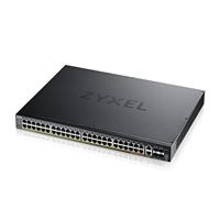Zyxel 48-port GbE L3 Access PoE+ Switch with 6 10G Uplink (960 W) (XGS2220-54FP) - thumbnail