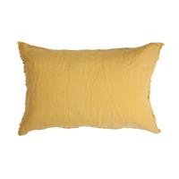 Sierkussen Casual Linnen - Okergeel - thumbnail