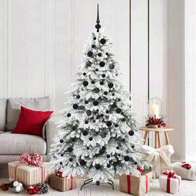 Kunstkerstboom met 300 LED met standaard Wit 180 cm PE en PVC