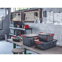 KIS 237047 Opbergbox K Latch Stapelbaar (b x h x d) 590 x 280 x 390 mm Rook-grijs, Doorschijnend 1 stuk(s) - thumbnail