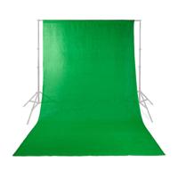 Nedis BDRP33GN Achtergronddoek Voor Fotostudio 2,95 X 2,95 M Groen - thumbnail