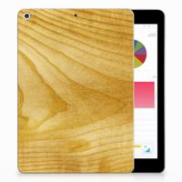 Apple iPad 9.7 2018 | 2017 Silicone Tablet Hoes Licht Hout - thumbnail