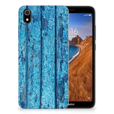 Xiaomi Redmi 7A | Bumper Hoesje | Wood Blue