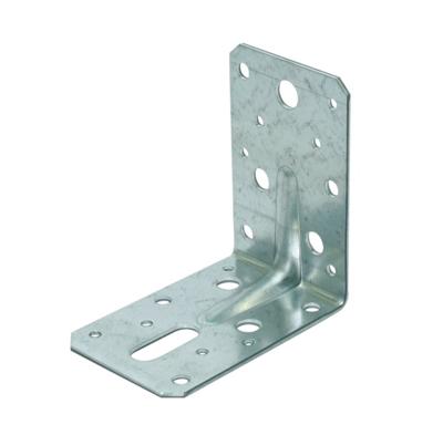 Gebr. Bodegraven hoekanker met ril - 90x90 mm - 2,5 mm dik - verzinkt