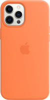 Apple Silicone MagSafe Case iPhone 12 Pro Max Kumquat - thumbnail