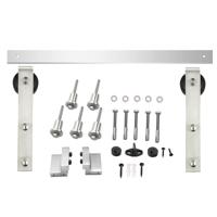 Intersteel | Schuifdeursysteem Basic | RVS Geborsteld - thumbnail