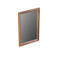 Spiegel Forzalaqua Reno 50x2x80 Cm Noten Pure Walnut - thumbnail