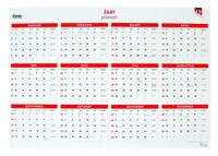 Jaarplankalender 2026 quantore 48x68cm | 10 stuks - thumbnail