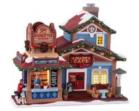 Hilltop Cafe battery operated Led Kerst LEMAX - Lemax - thumbnail