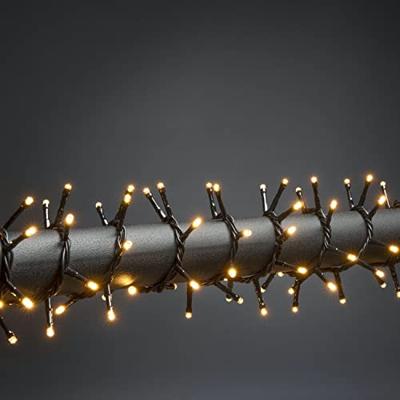 Konstsmide LED Clusterverlichting buiten - koppelbaar - Amber 2200K - 230 LEDs - 5 meter Konstsmide LED Clusterverlichting buiten - koppelbaar - Amber 2200K - 230 LEDs - 5 meter