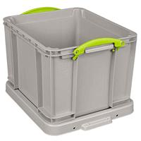 Really Useful Box opbergdoos 35 liter, gerecycleerd, grijs - thumbnail