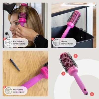 Olivia Garden Blowout Shine Brush Pink Ø45mm