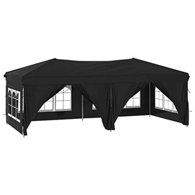 VidaXL Partytent inklapbaar met zijwanden 3x6 m zwart VidaXL Partytent inklapbaar met zijwanden 3x6 m zwart