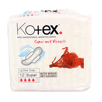 Kotex Ultra super plus met vleugels 12 Stuks - thumbnail