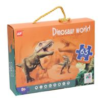 Legpuzzel Dino Wereld, 63st. - thumbnail