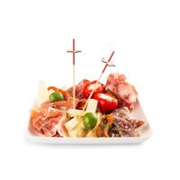 Bagastro bord vierkant 160 x 160 x h15 mm krimp à 40 stuks - thumbnail