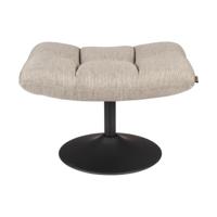 Dutchbone Hocker 'Bar', kleur Lichtgrijs - thumbnail