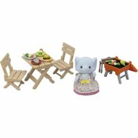 Accessoires voor poppenhuis Sylvanian Families The Elephant Girl and Her Picnic Set - thumbnail