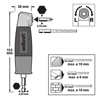 Elektrische schroevendraaier Wolfcraft 4688000 - thumbnail