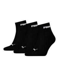 Puma Quartersokken Cushioned New Generation 3-pack Zwart-35/38 - thumbnail