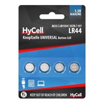HyCell Knoopcel LR44 1.5 V 4 stuk(s) 140 mAh Alkaline AG13 - thumbnail