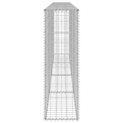 Schanskorfmuur met deksels 300x30x100 cm gegalvaniseerd staal