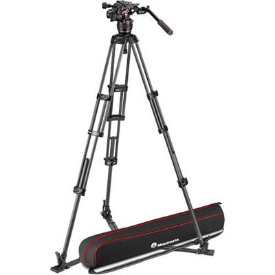 Manfrotto MVK608TWINGC Carbon Twin Leg GS tripod + Nitrotech 608 video head
