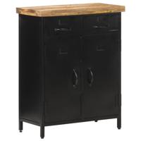 VidaXL Dressoir 60x30x76 cm ruw mangohout - thumbnail