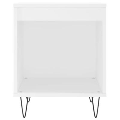 Nachtkastjes 2 st 40x35x50 cm bewerkt hout wit