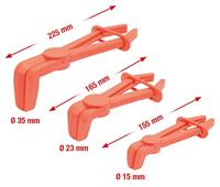 KS Tools 115.5055 Slang-afklemmtangset 90°, 3-delig - thumbnail