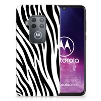 Motorola One Zoom | TPU Hoesje | Zebra - thumbnail