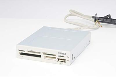 Akasa AK-ICR-07 Inbouw-geheugenkaartlezer USB-A 2.0 Zwart