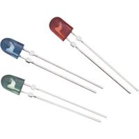 Broadcom HLMP-LG65-VY0DD Bedrade LED Rood Ovaal 3 x 4 mm 1380 mcd 50 °, 100 ° 20 mA 2.3 V - thumbnail