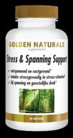 Golden Naturals Stress & spanning support 60 Vegetarische capsules - thumbnail